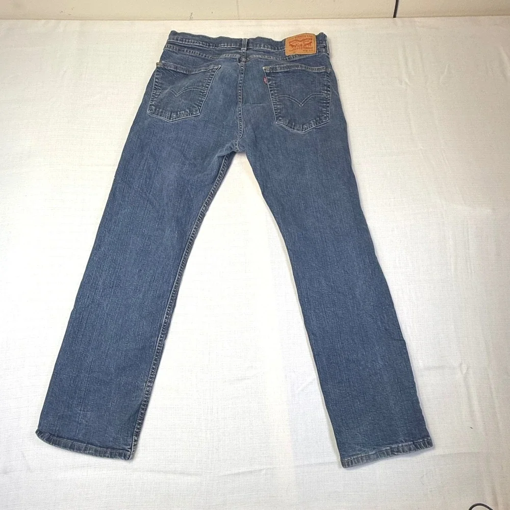 Levi Strauss Co 505 Mens W36 L30 Blue Denim Jeans Classic Fit‎ Straight Leg